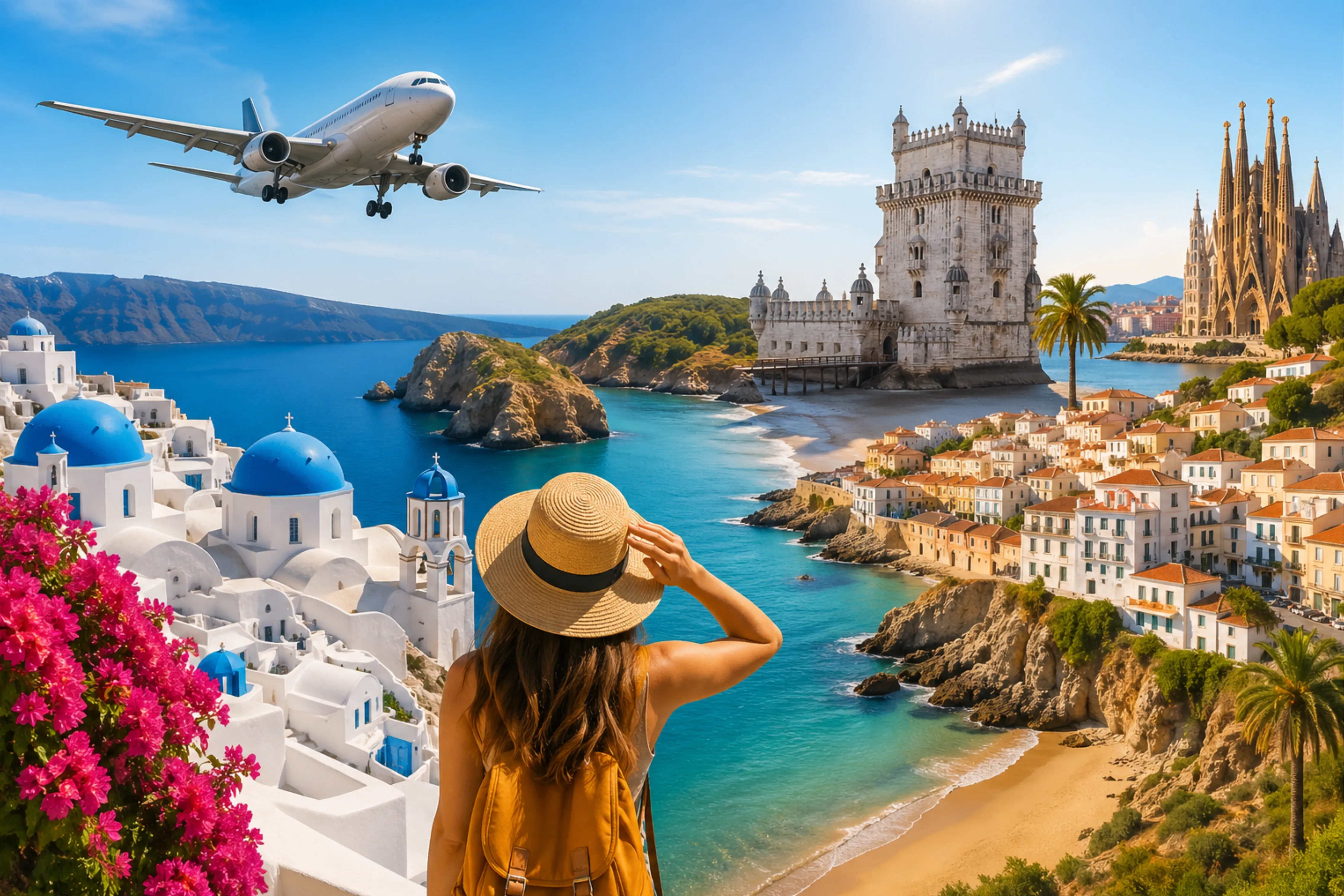 How to Save 10% on Flights to Spain, Greece, and Portugal This Summer