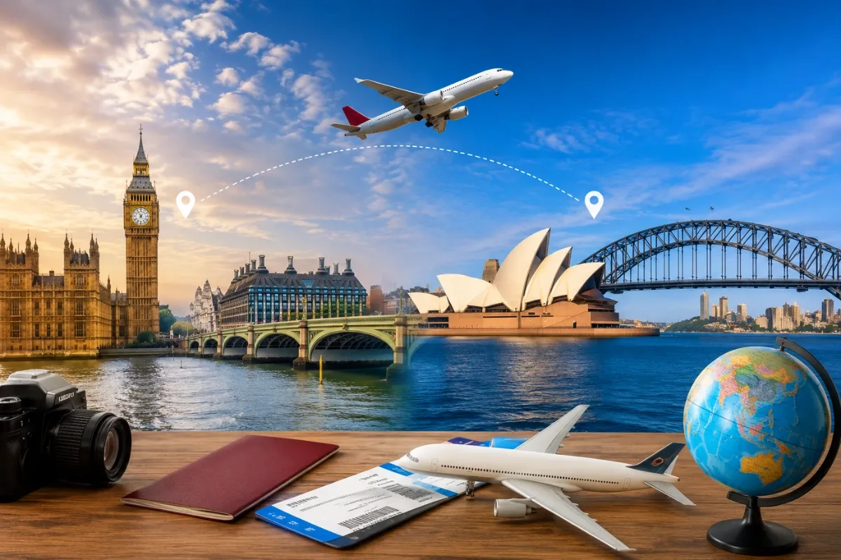 London to Australia Travel Guide: Flights, Routes & Booking Tips