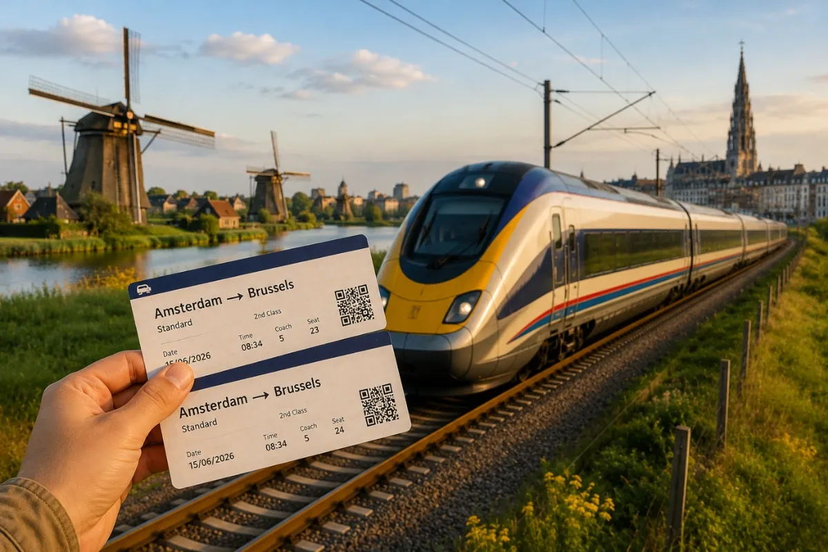 Smart Tips for Booking Affordable Amsterdam to Brussels Train Tickets