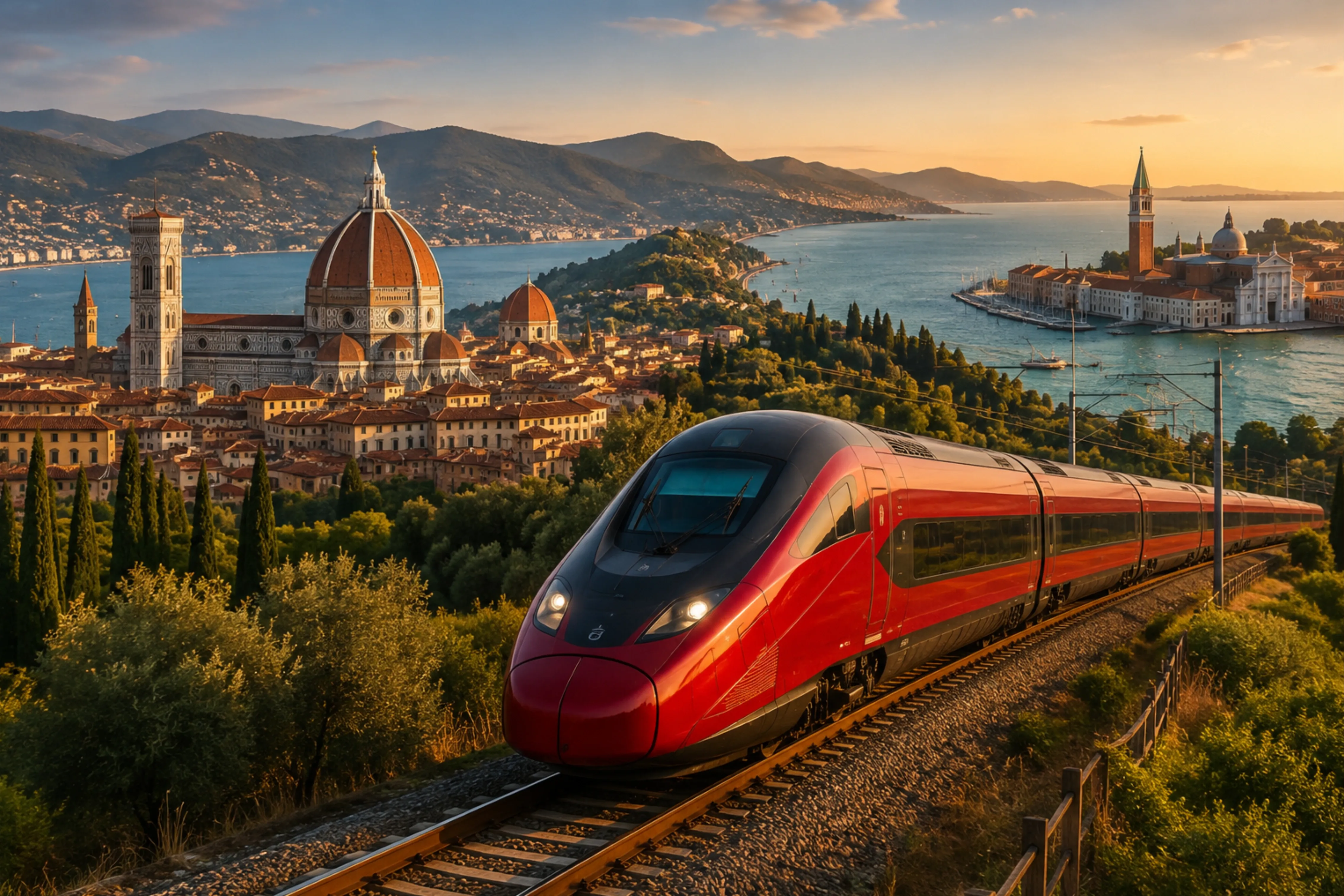 Le migliori tratte ferroviarie ad alta velocità per esplorare le principali città d’Italia