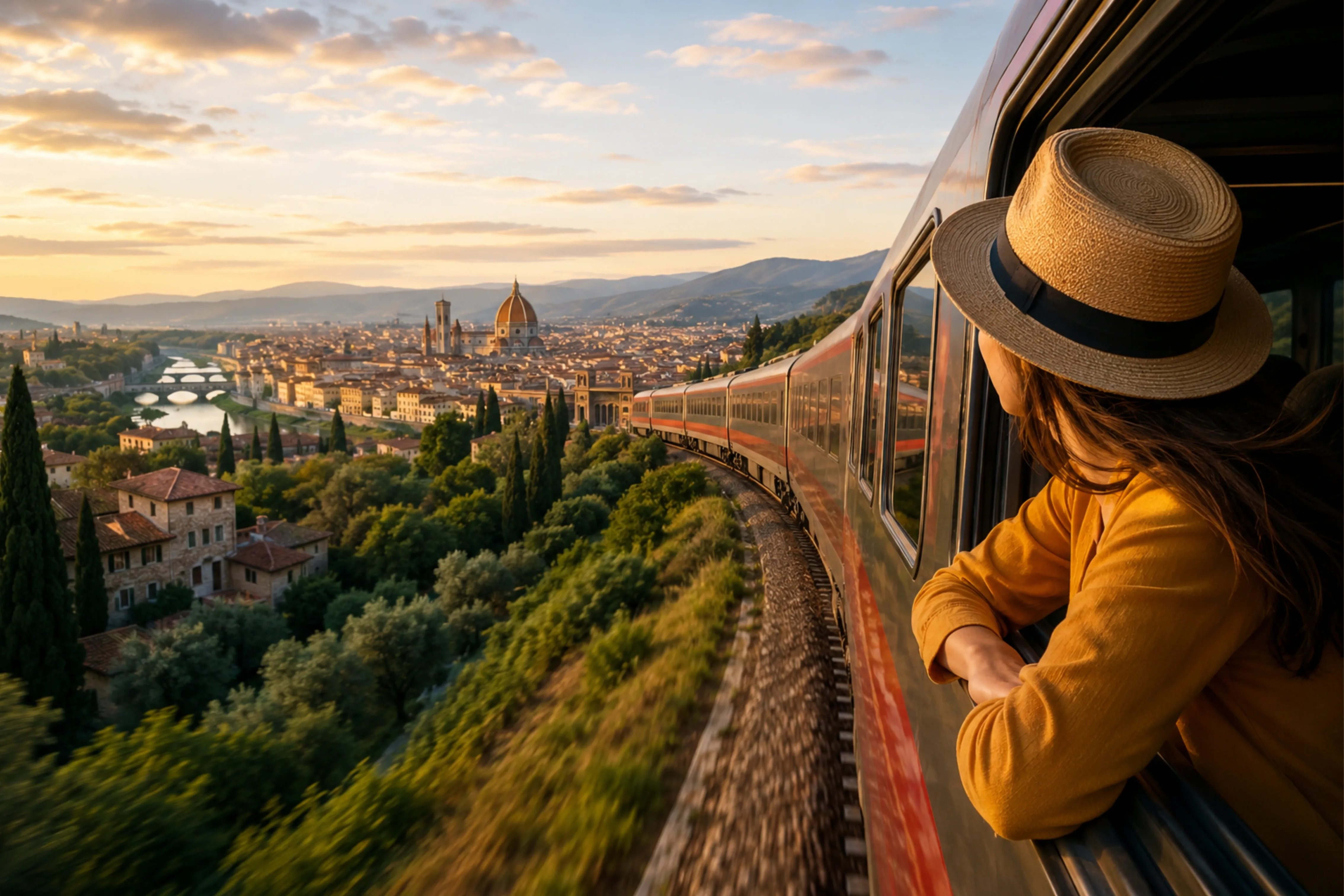 Come viaggiare in treno tra Roma, Firenze e Milano