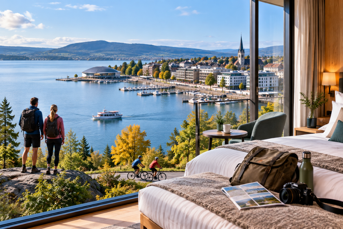 Best Hotels in Hamar Near Lake Mjøsa for City Sightseeing & Outdoor Adventure Activities