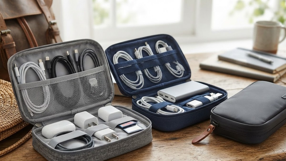 Handy Cable Organizer Cases to Protect Your Chargers on the Move