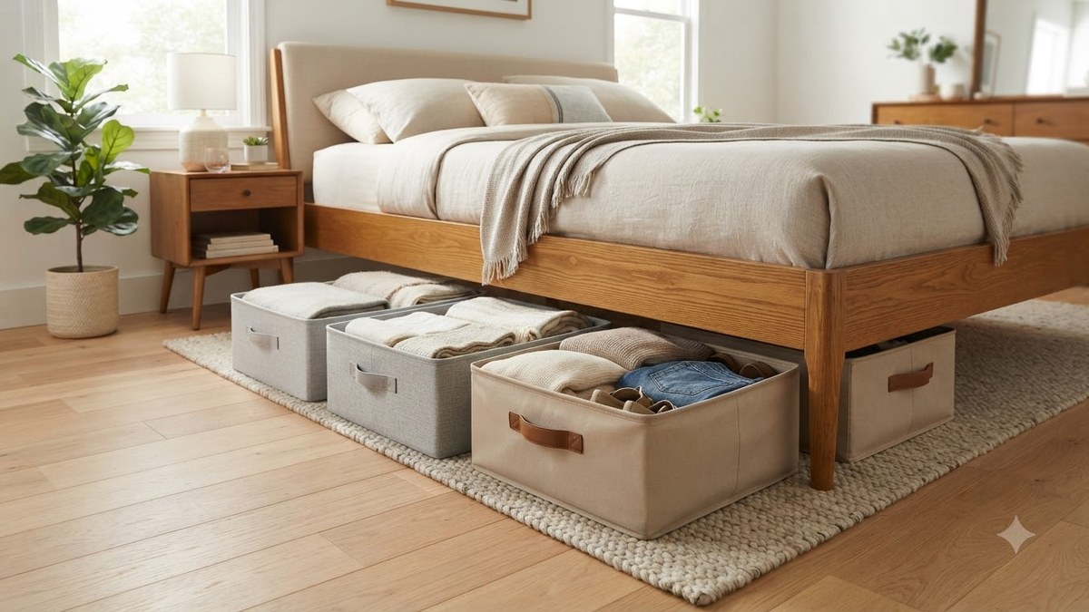 Roomy Under-Bed Storage Bins to Reclaim Your Bedroom Floor Space