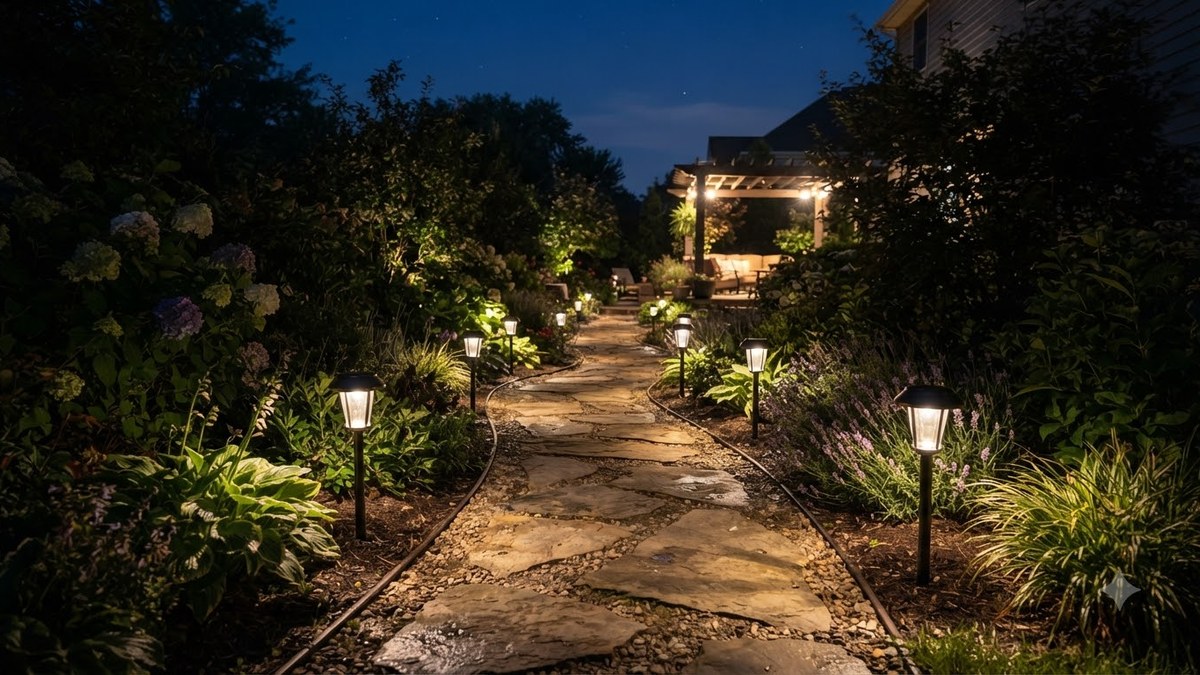 Weatherproof Solar Pathway Lights to Brighten Your Garden After Dark